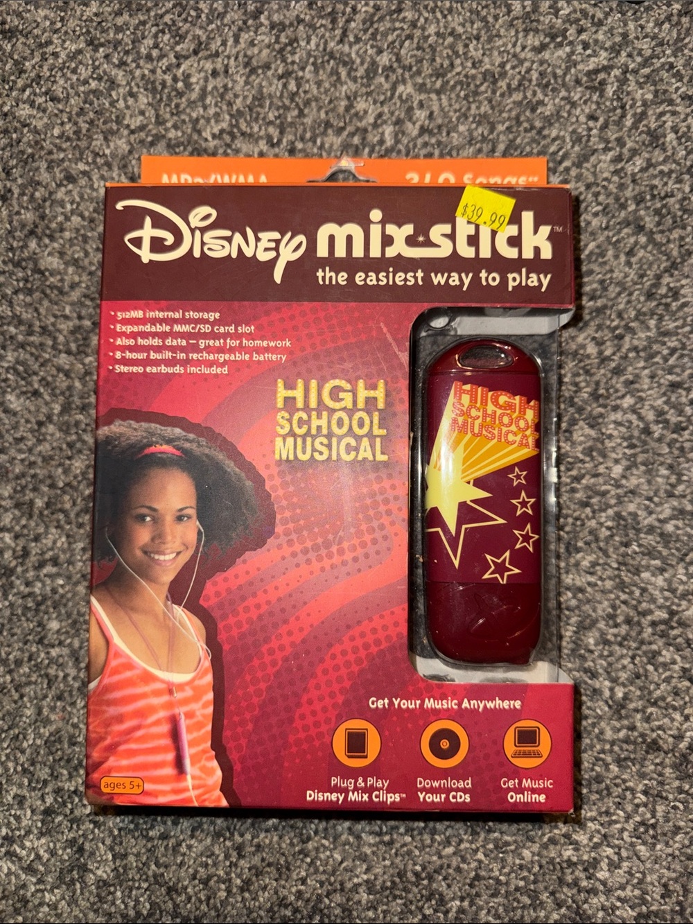 Disney High School Musical Red Mix-Stick USB Music Player